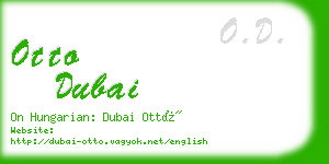 otto dubai business card